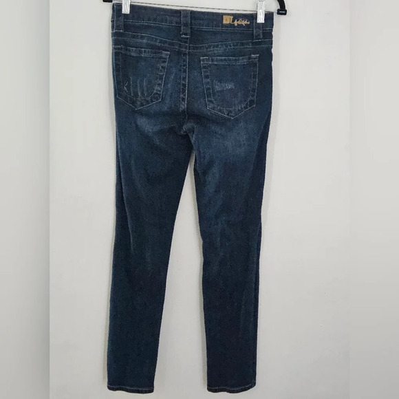 Kut from the kloth Sammie straight leg jeans dark blue wash‎ Denim size 4 - Picture 2 of 11